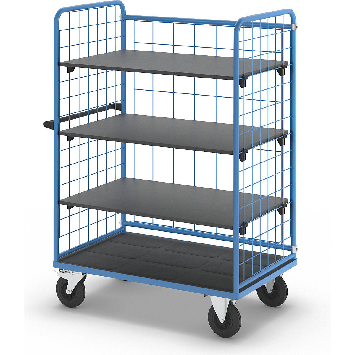 Chariot à tablettes à trois côtés grillagés – eurokraft pro (Illustration du produit 21)-20