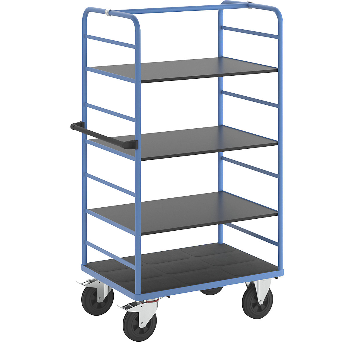 Chariot à tablettes – eurokraft pro, 2 panneaux latéraux, undefined-13