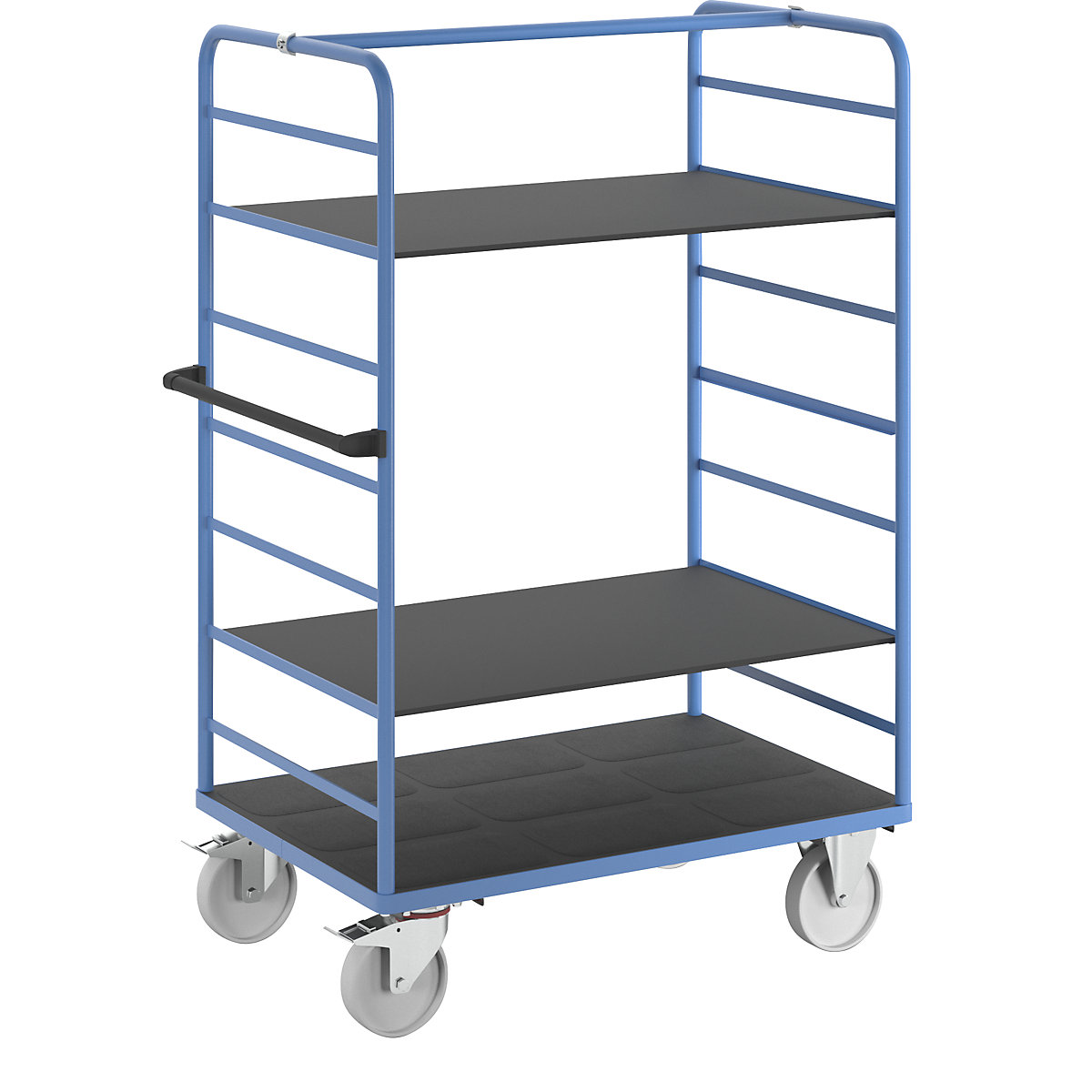 Chariot à tablettes – eurokraft pro, 2 panneaux latéraux, undefined-19
