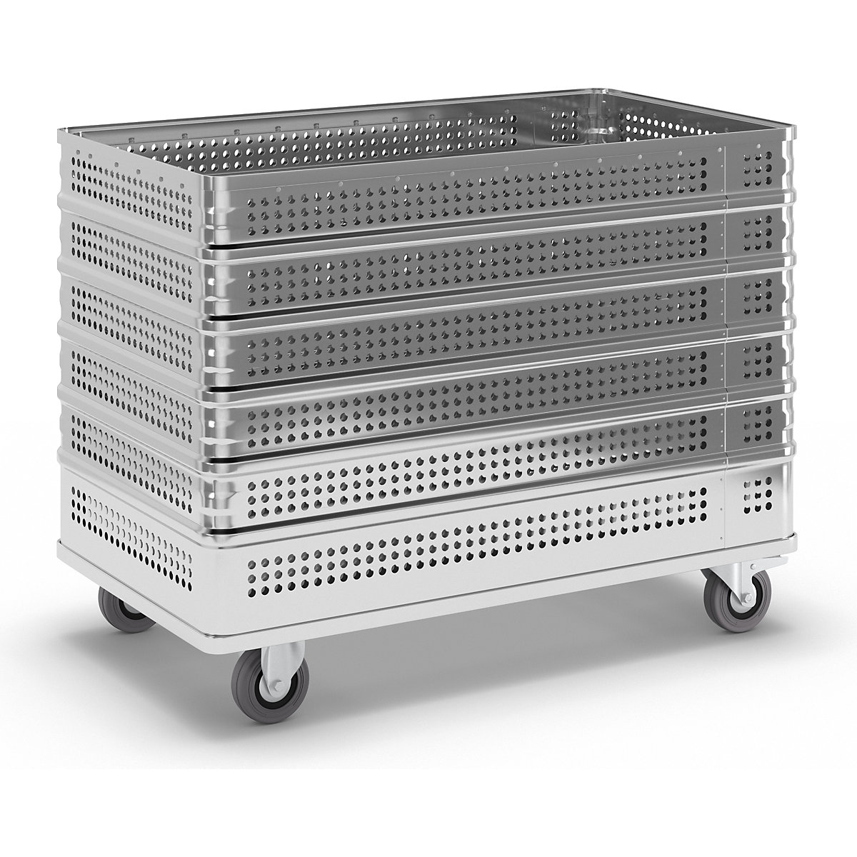 Chariot-caisse en aluminium - Gmöhling