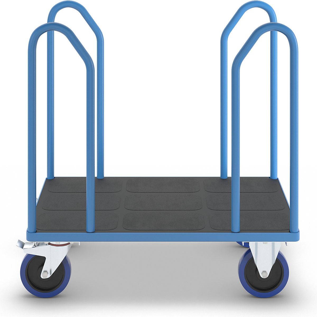 Chariot plate-forme à arceaux latéraux – eurokraft pro (Illustration du produit 8)-7