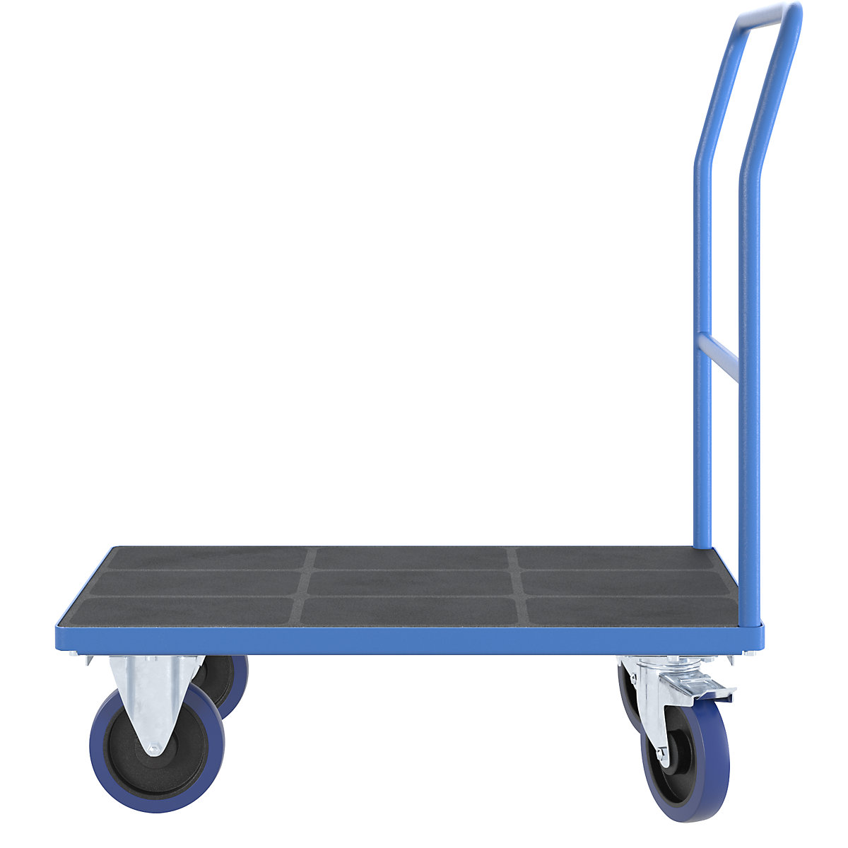 Chariot plate-forme avec barre de poussée – eurokraft pro (Illustration du produit 5)