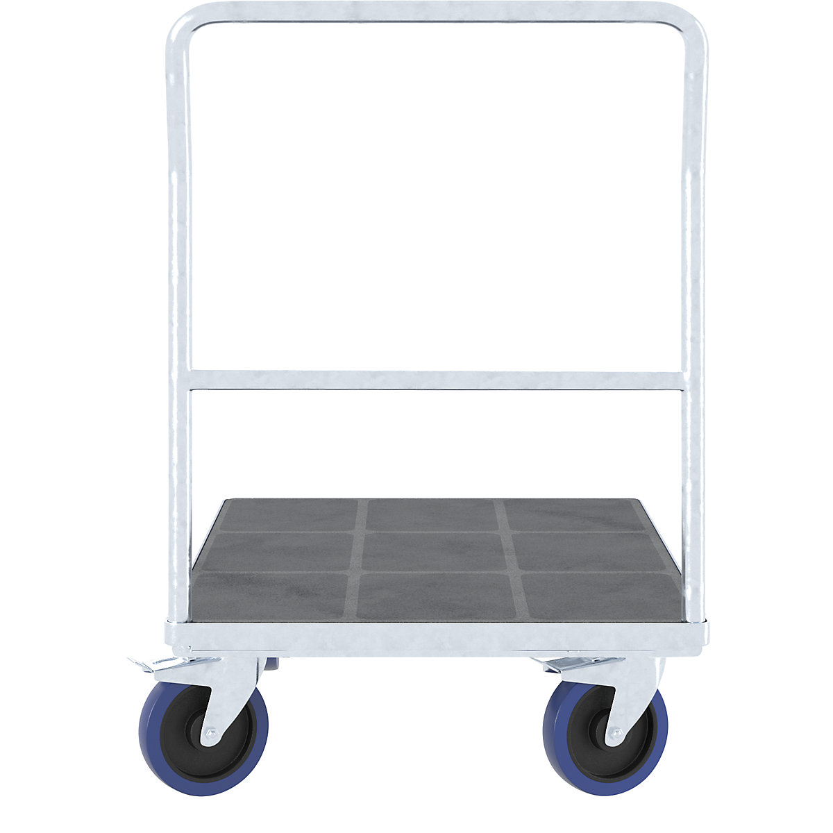 Chariot plate-forme avec barre de poussée tubulaire – eurokraft pro (Illustration du produit 4)