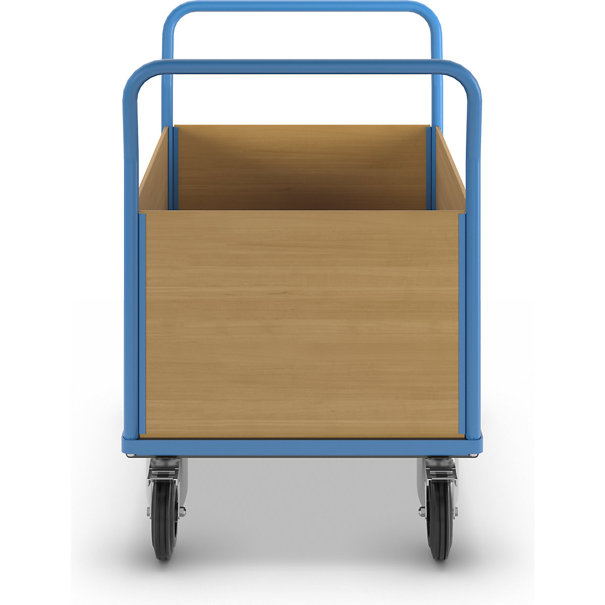 Chariot plate-forme avec panneaux en bois – eurokraft pro (Illustration du produit 15)-14