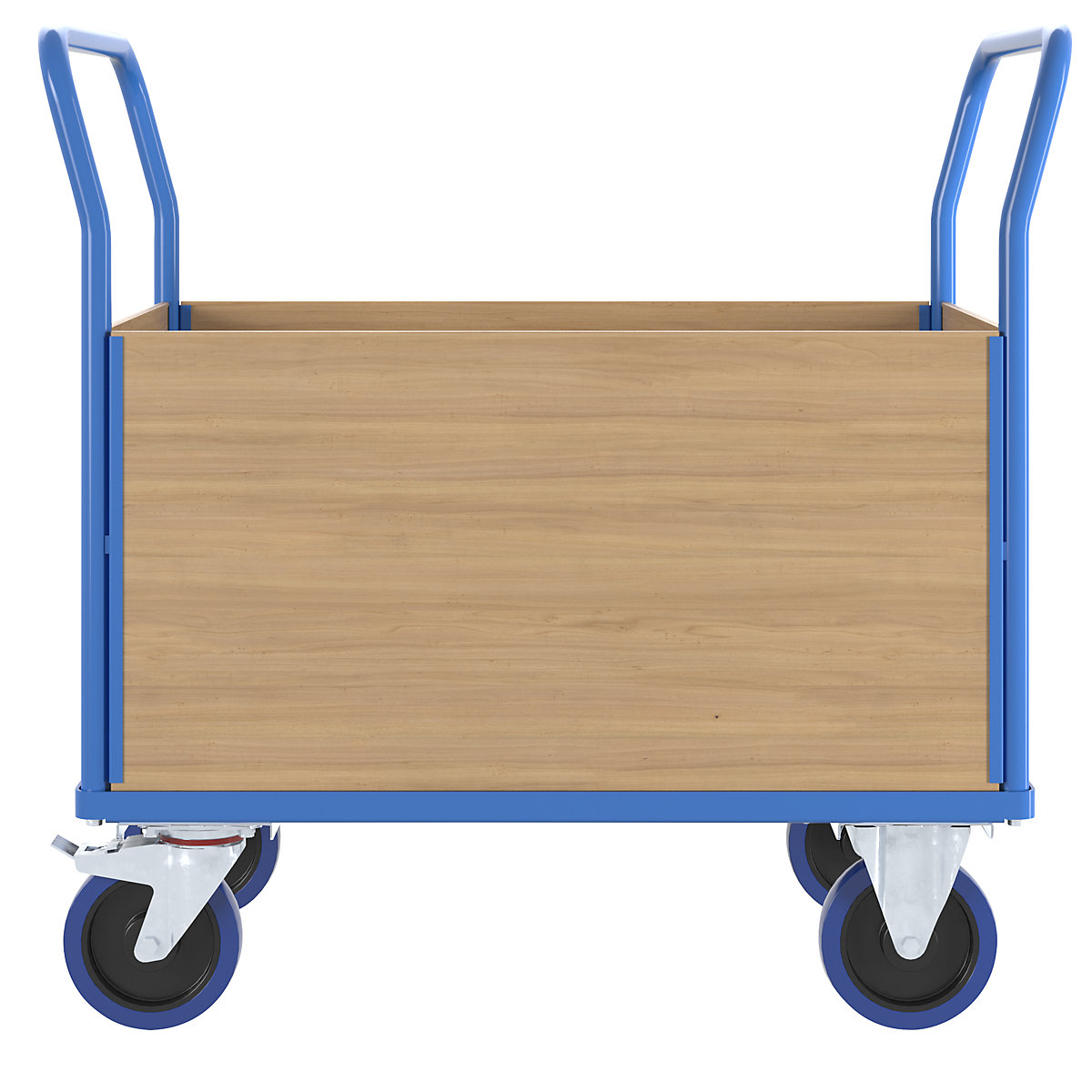 Chariot plate-forme avec panneaux en bois – eurokraft pro (Illustration du produit 40)-39