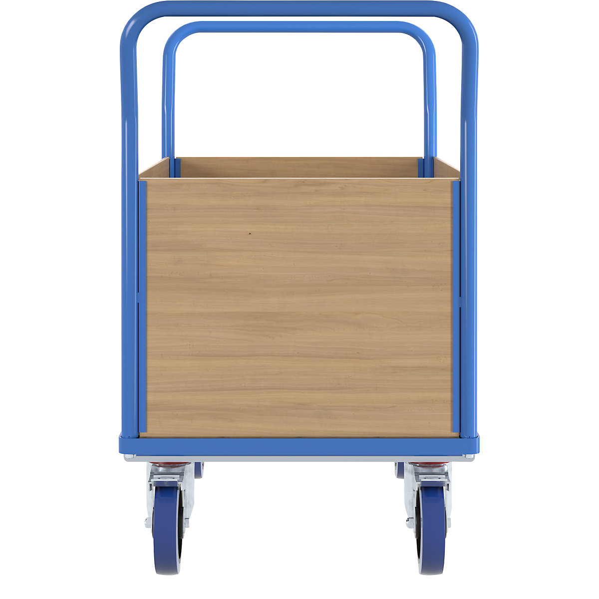 Chariot plate-forme avec panneaux en bois – eurokraft pro (Illustration du produit 28)-27