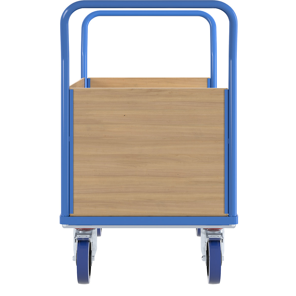 Chariot plate-forme avec panneaux en bois – eurokraft pro (Illustration du produit 11)-10
