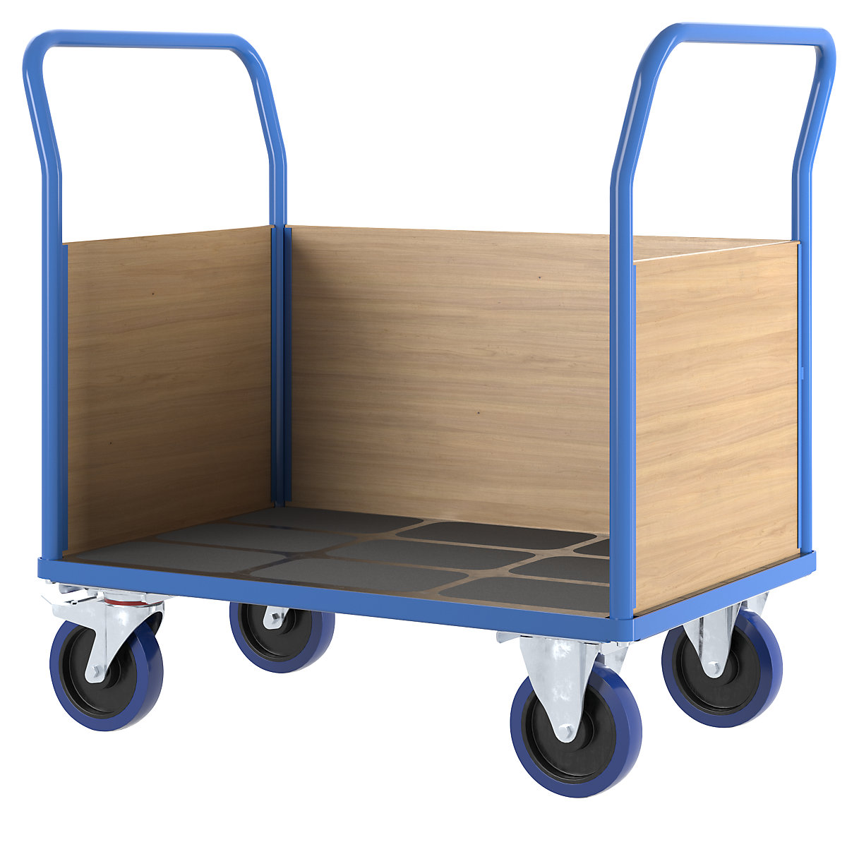 Chariot plate-forme avec panneaux en bois – eurokraft pro (Illustration du produit 13)-12