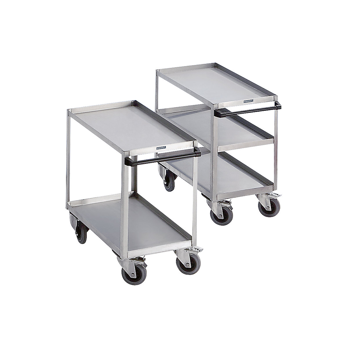 Chariot à plateaux en inox – eurokraft pro (Illustration du produit 8)-7