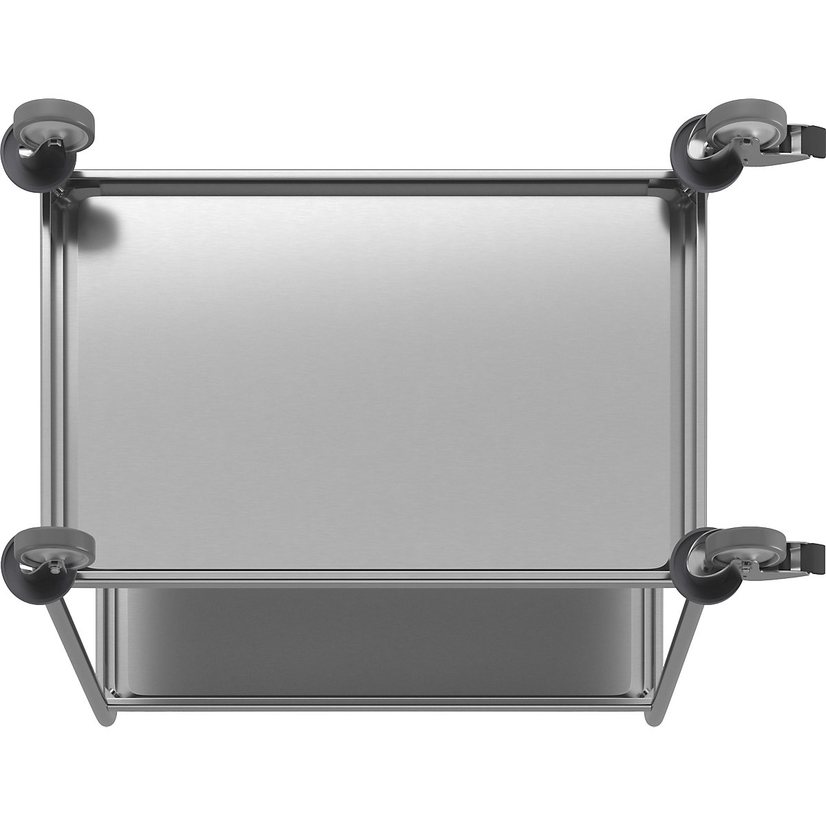 Chariot de service en inox – Kongamek (Illustration du produit 3)-2