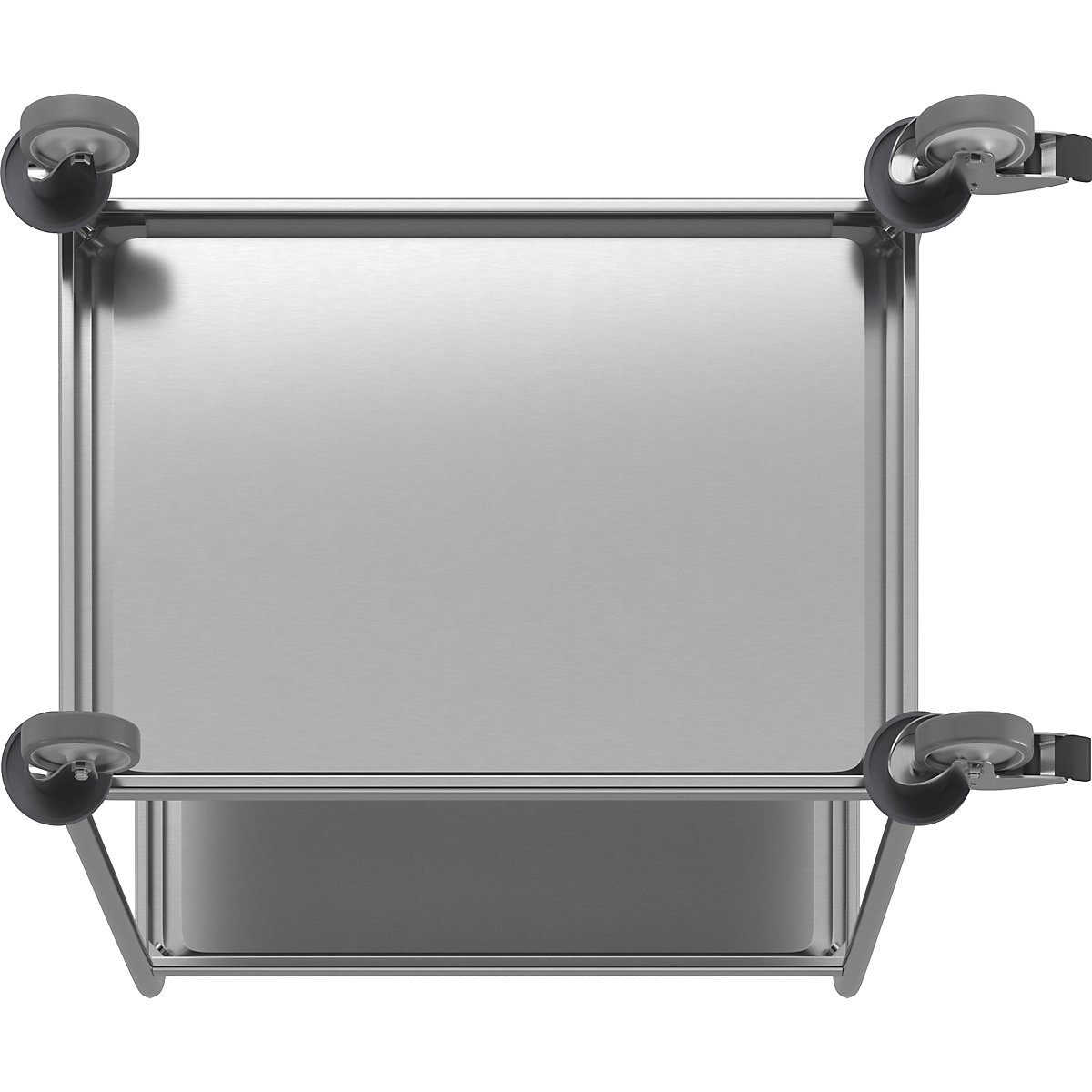Chariot de service en inox – Kongamek (Illustration du produit 3)-2