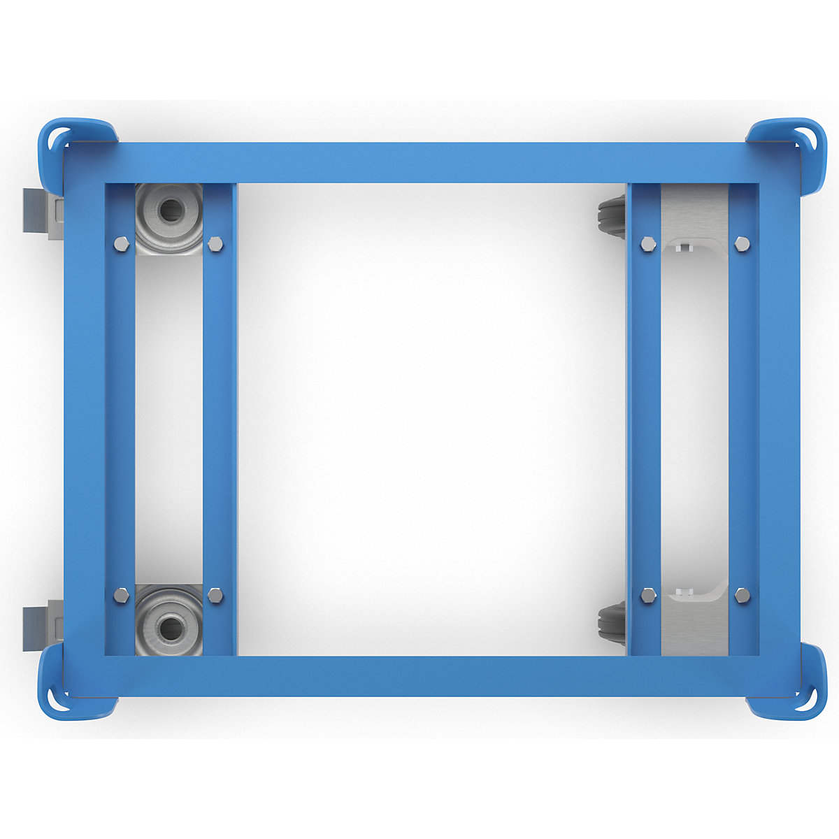 Plateau roulant en acier – eurokraft pro (Illustration du produit 11)-10