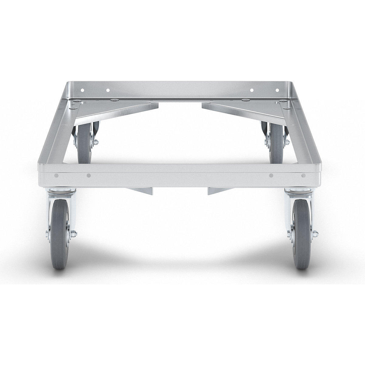 Plateau roulant en aluminium, hauteur de chargement 150 mm – Gmöhling (Illustration du produit 2)-1