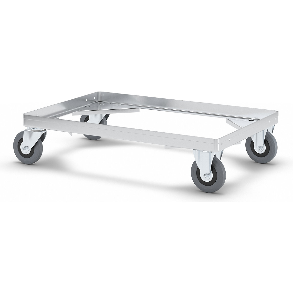 Plateau roulant en aluminium, hauteur de chargement 150 mm – Gmöhling (Illustration du produit 5)-4