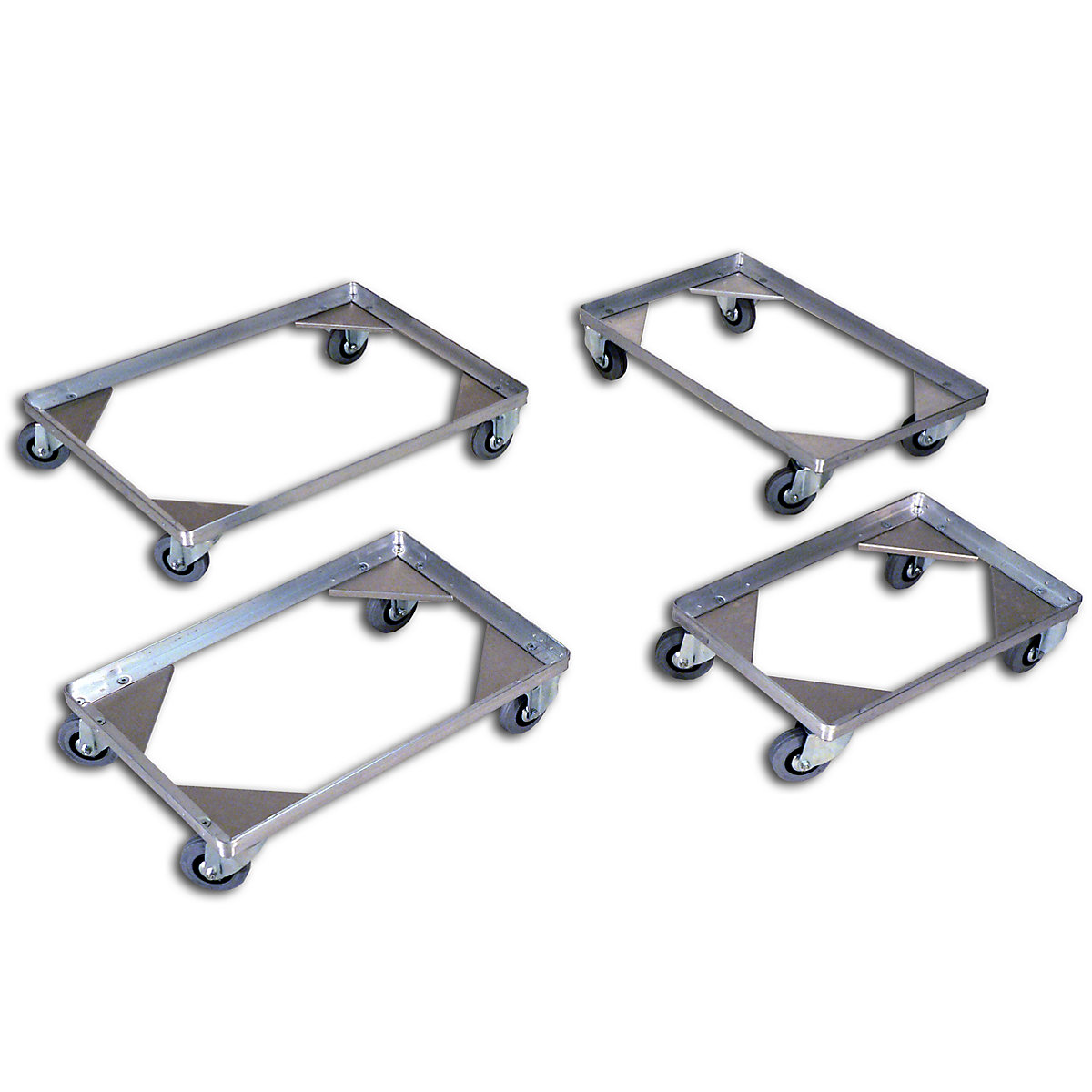 Plateau roulant en aluminium, hauteur de chargement 150 mm – Gmöhling (Illustration du produit 9)-8