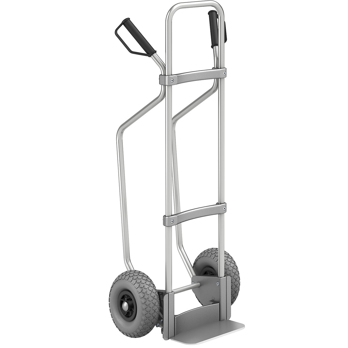 Diable en aluminium avec semelles &ndash; eurokraft pro