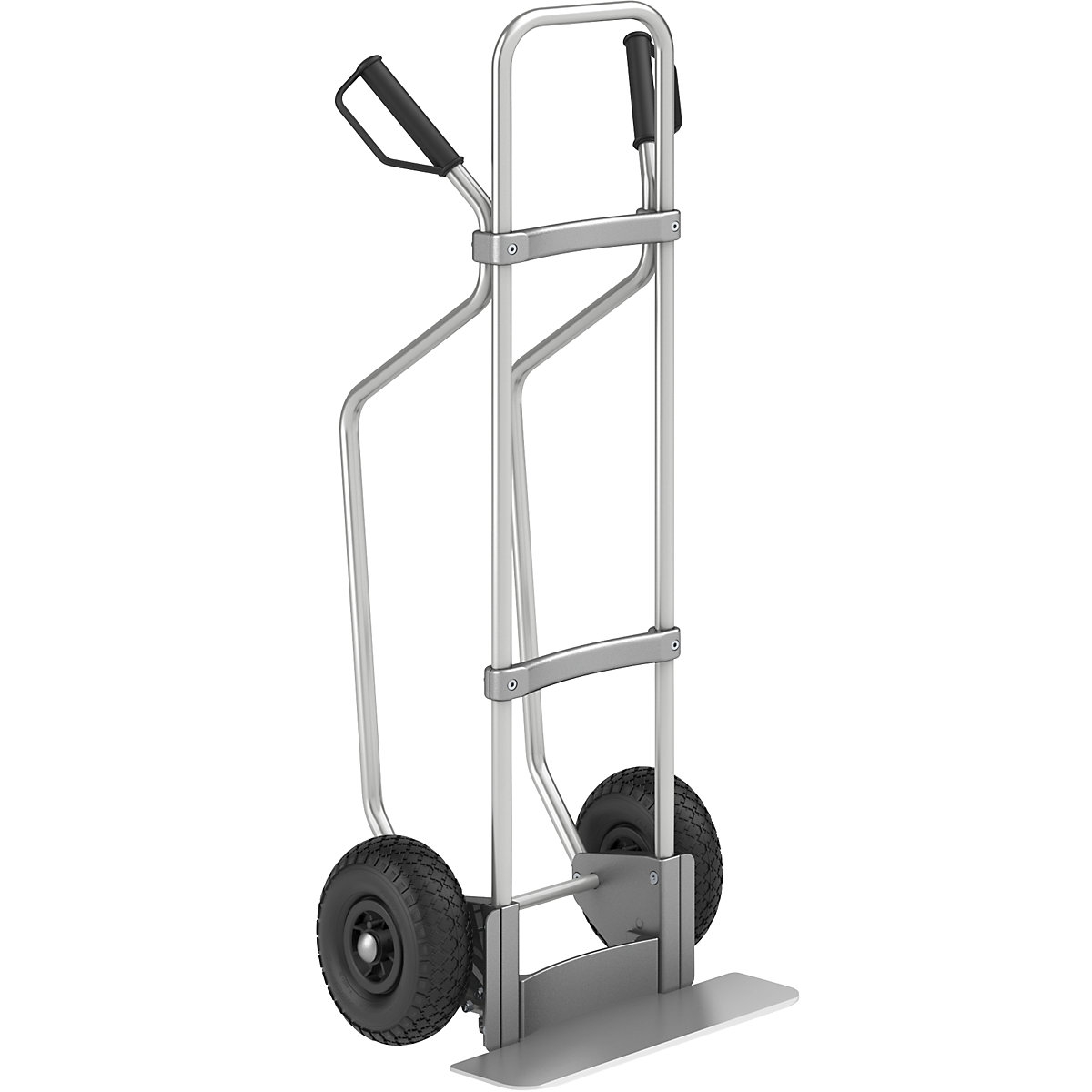Diable en aluminium avec semelles &ndash; eurokraft pro