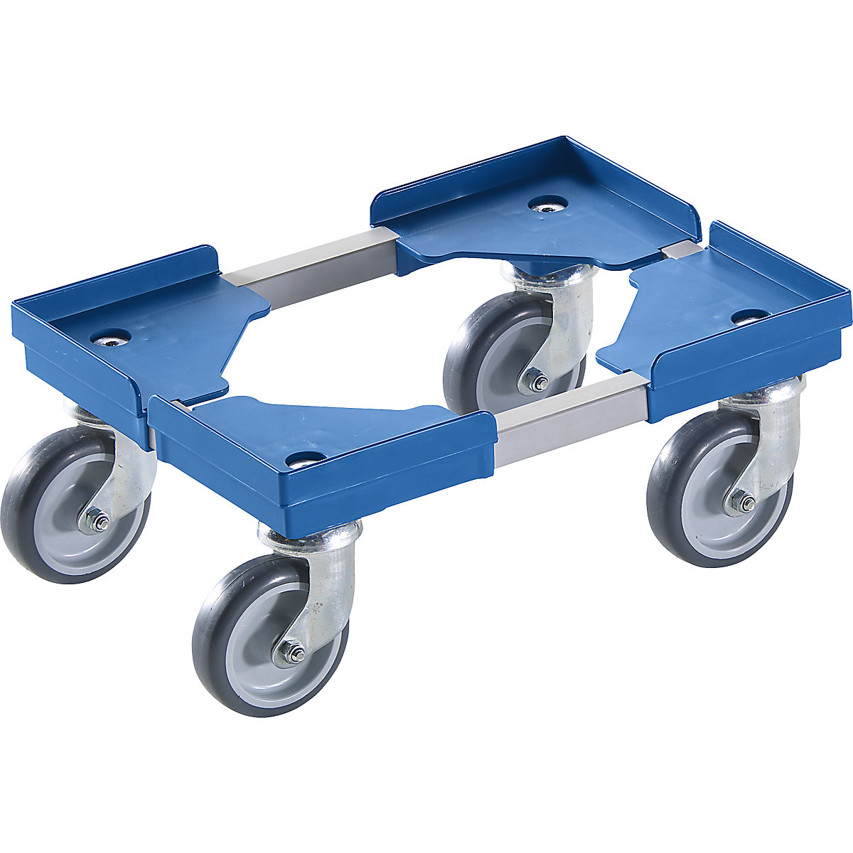 Plateau roulant professionnel hybride, pour dimensions Europe 400 x 300 mm, bleu, à partir de 20 pièces