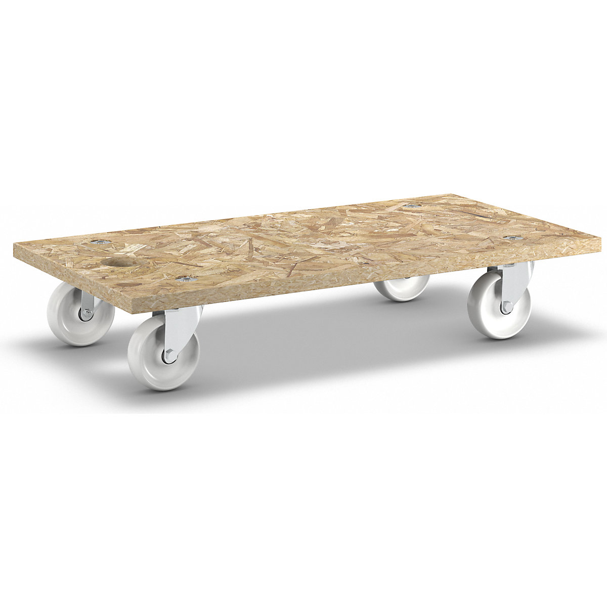 Lot de 2 plateaux roulants en OSB &ndash; Wagner
