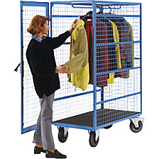1 barre porte-cintre pour le transport de marchandises suspendues, force 500 kg