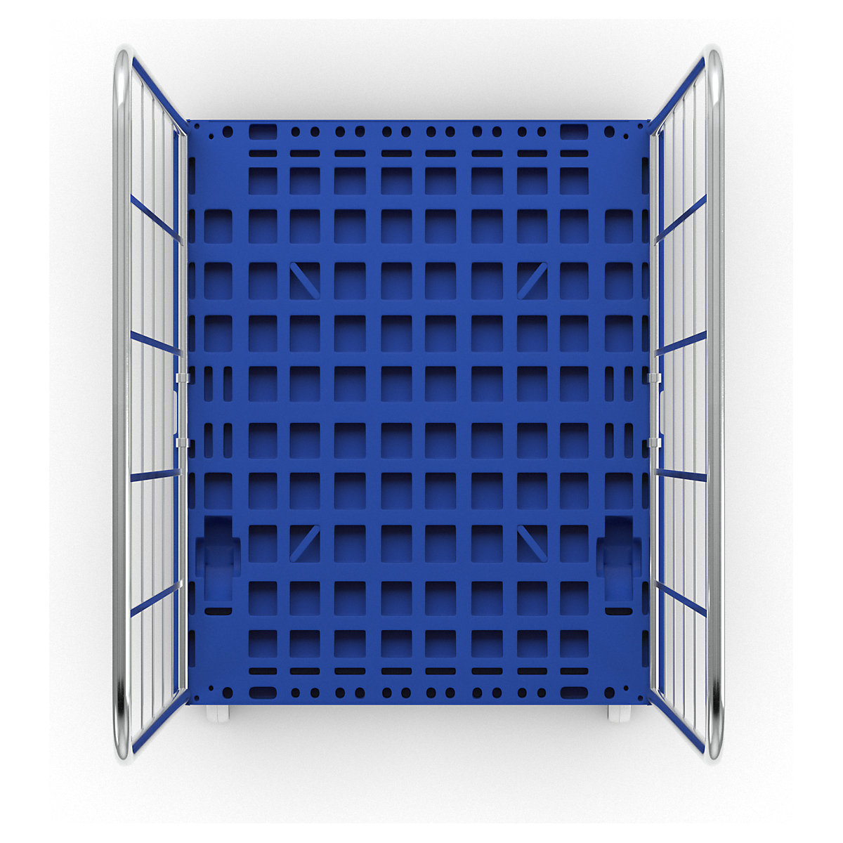 Roll-conteneur avec socle roulant en plastique (Illustration du produit 6)-5