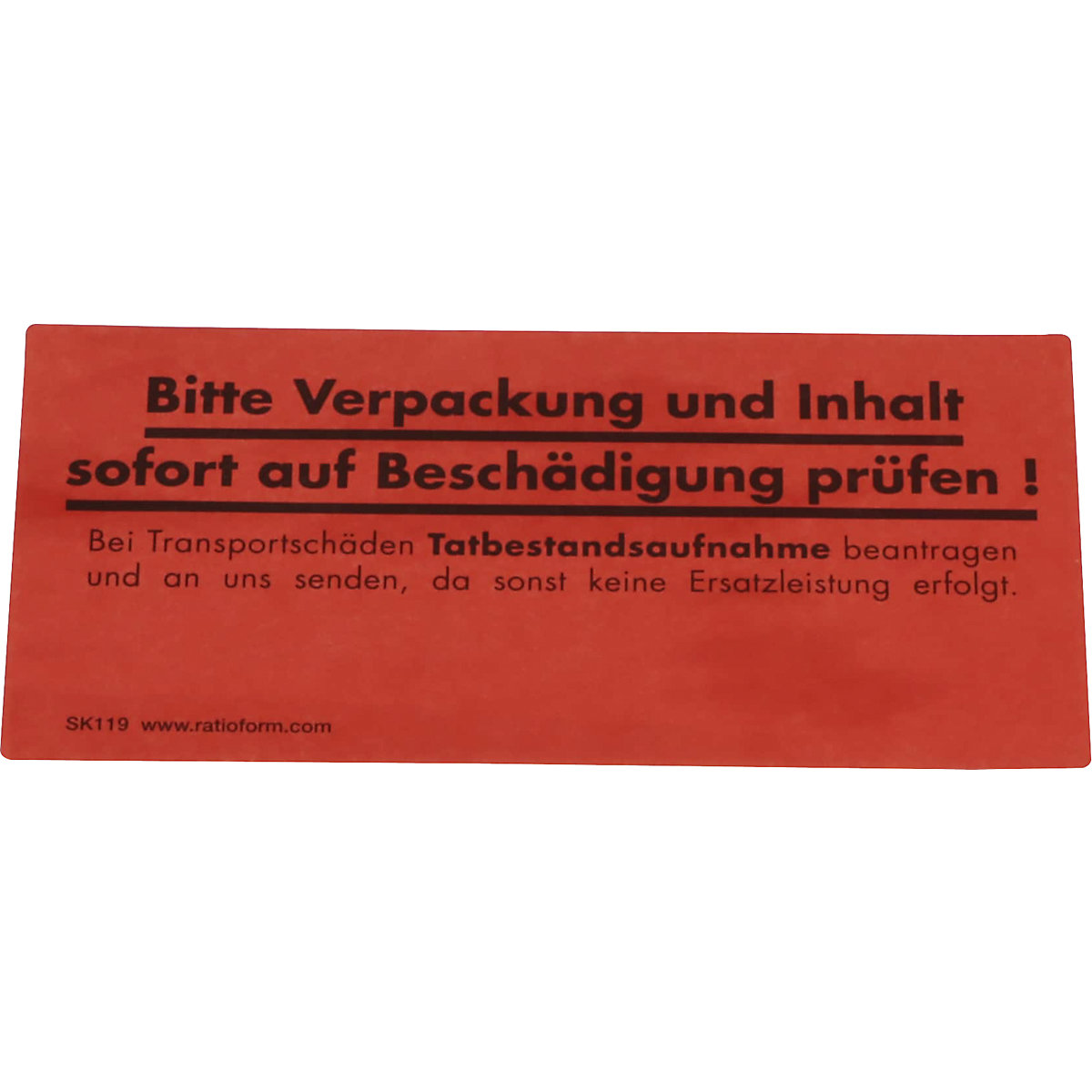 Etichette segnaletiche - ratioform
