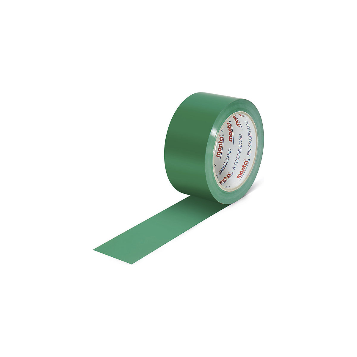 Nastro adesivo in PVC, colorato, conf. da 6 rotoli, larghezza nastro 50 mm, verde, a partire da 10 conf.-2