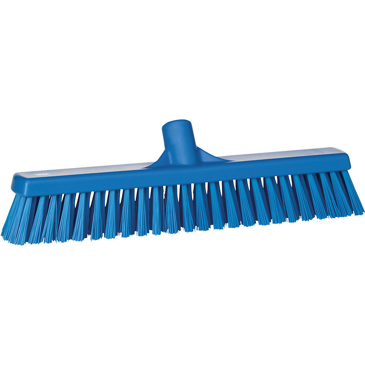 Vikan – Broom, width 410 mm, soft/hard, pack of 10, blue