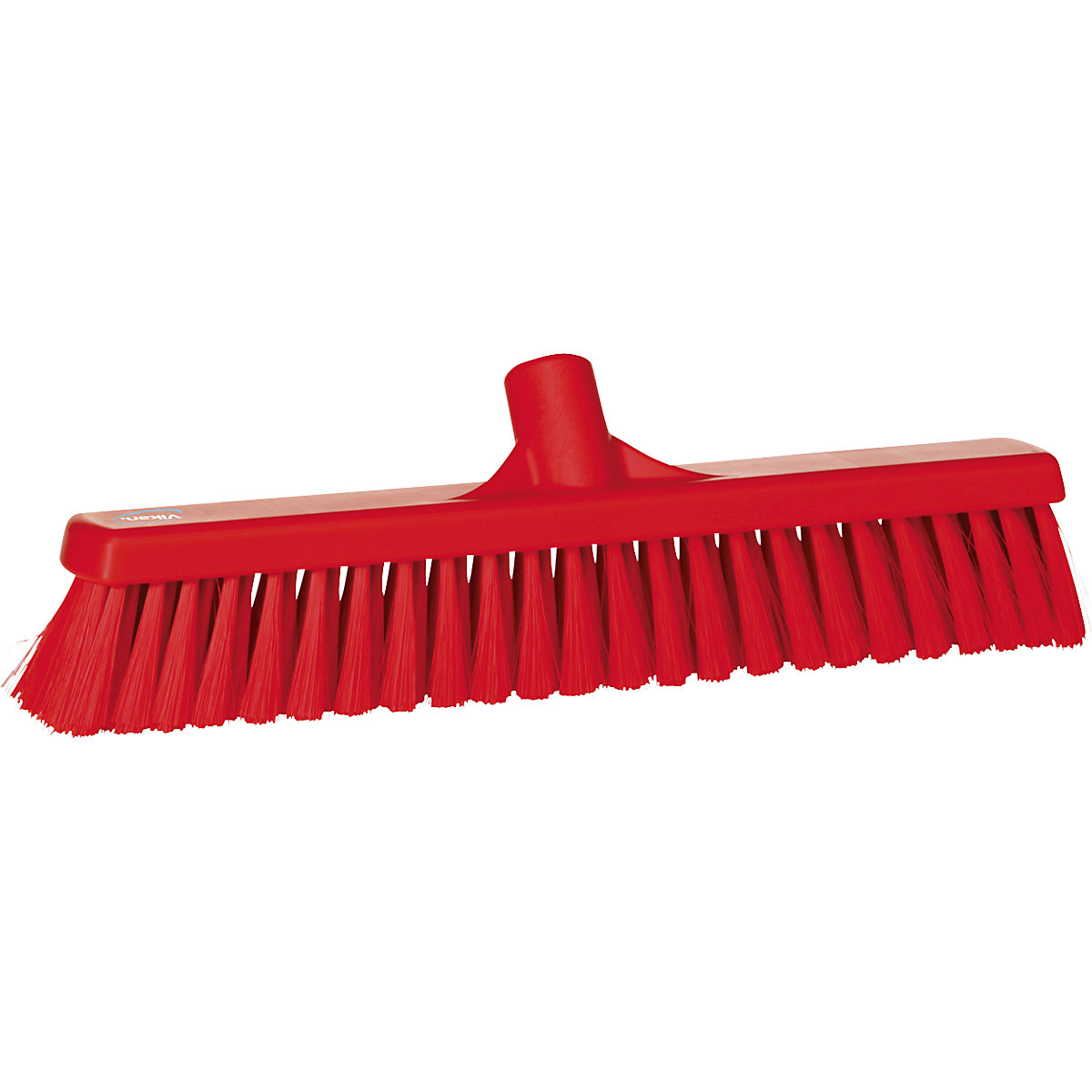 Broom – Vikan, width 410 mm, soft, pack of 10, red-7