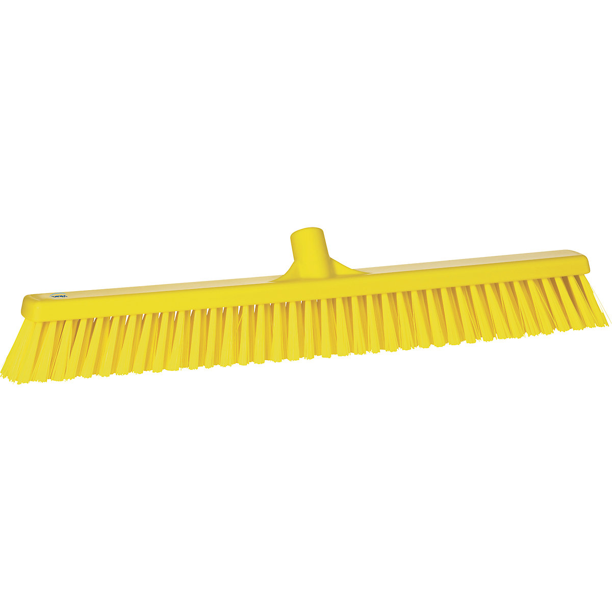 Broom – Vikan, width 610 mm, soft/hard, pack of 10, yellow-6