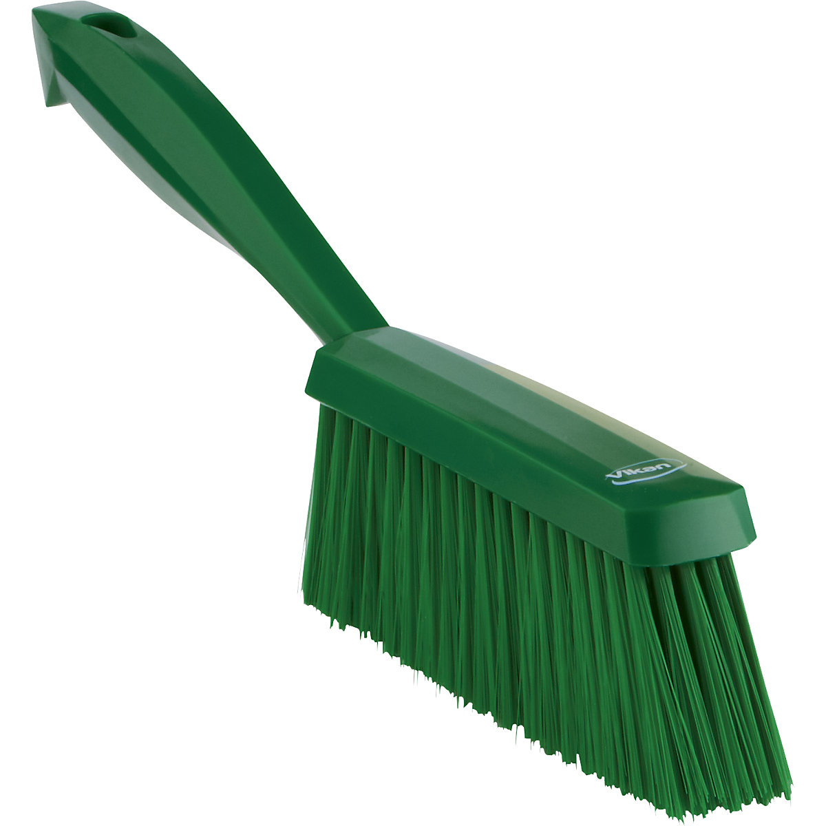 Hand brush, suitable for foodstuffs – Vikan, soft, pack of 15, green-5