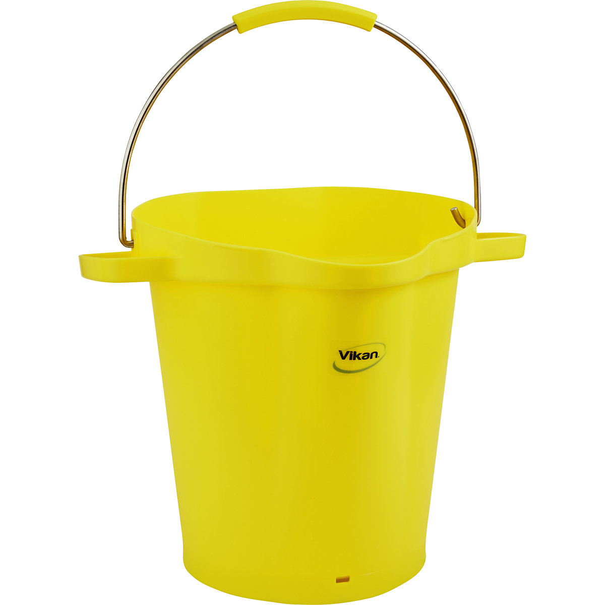Bin, suitable for foodstuffs – Vikan, capacity 20 l, pack of 5, yellow-8