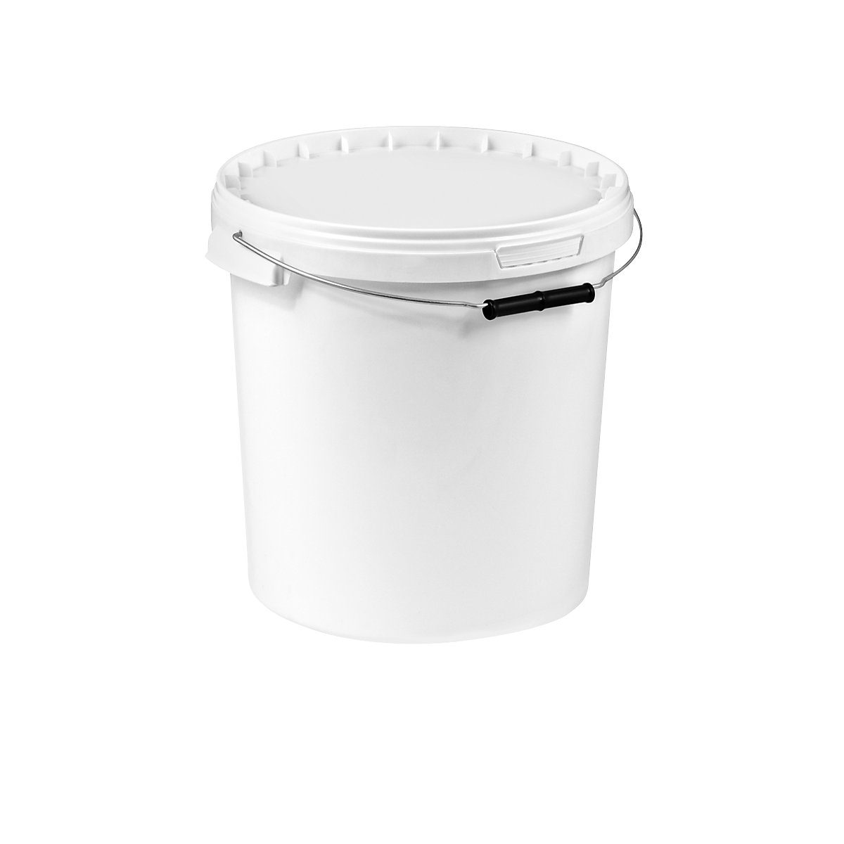 Bucket with lid – eurokraft basic, suitable for foodstuffs, 10+ items, capacity 15 l-5