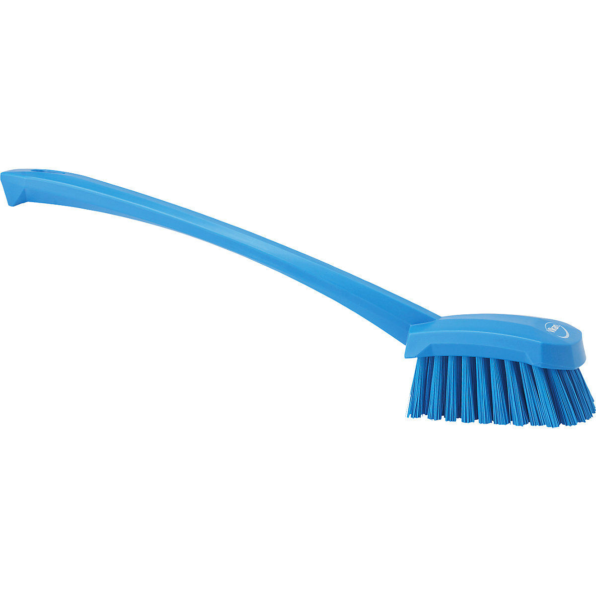 Long handled washing brush – Vikan, hard, pack of 10, blue-8