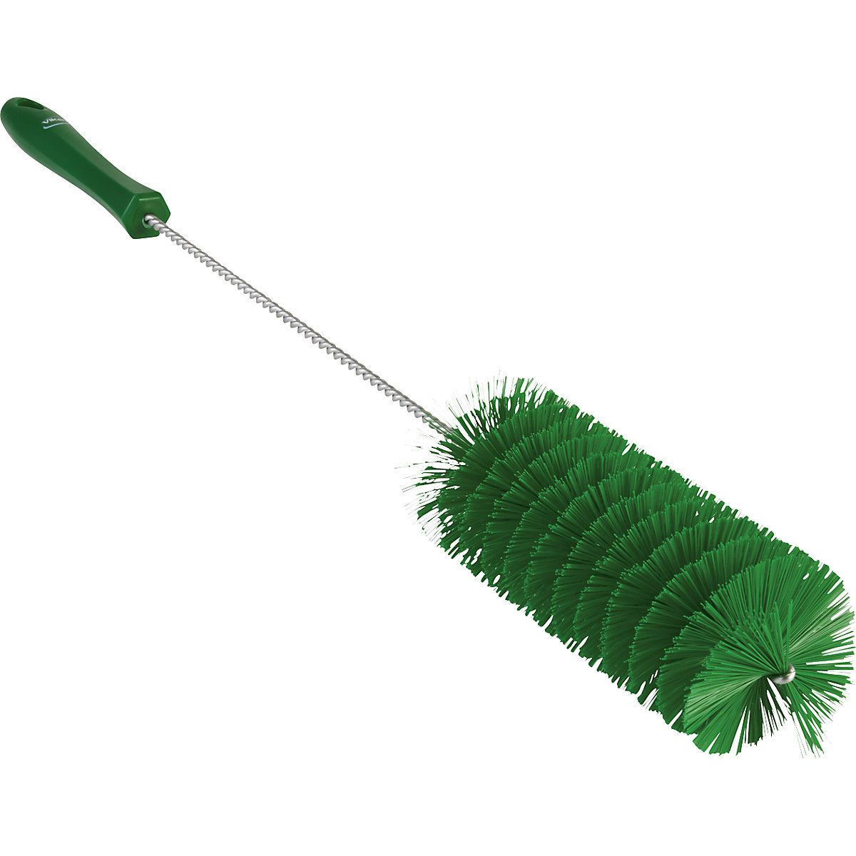 Pipe brush with handle – Vikan, medium, Ø 60 mm, pack of 15, green-5