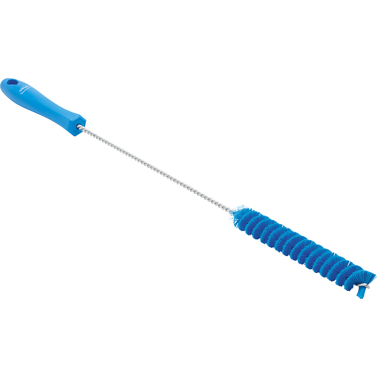 Vikan – Pipe brush with handle, medium, Ø 20 mm, pack of 15, blue