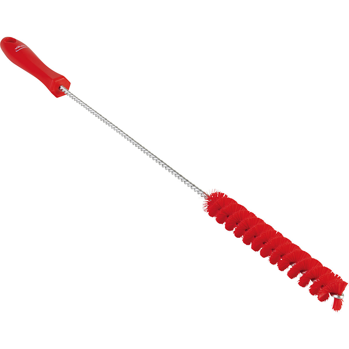 Vikan – Pipe brush with handle, medium, Ø 20 mm, pack of 15, red