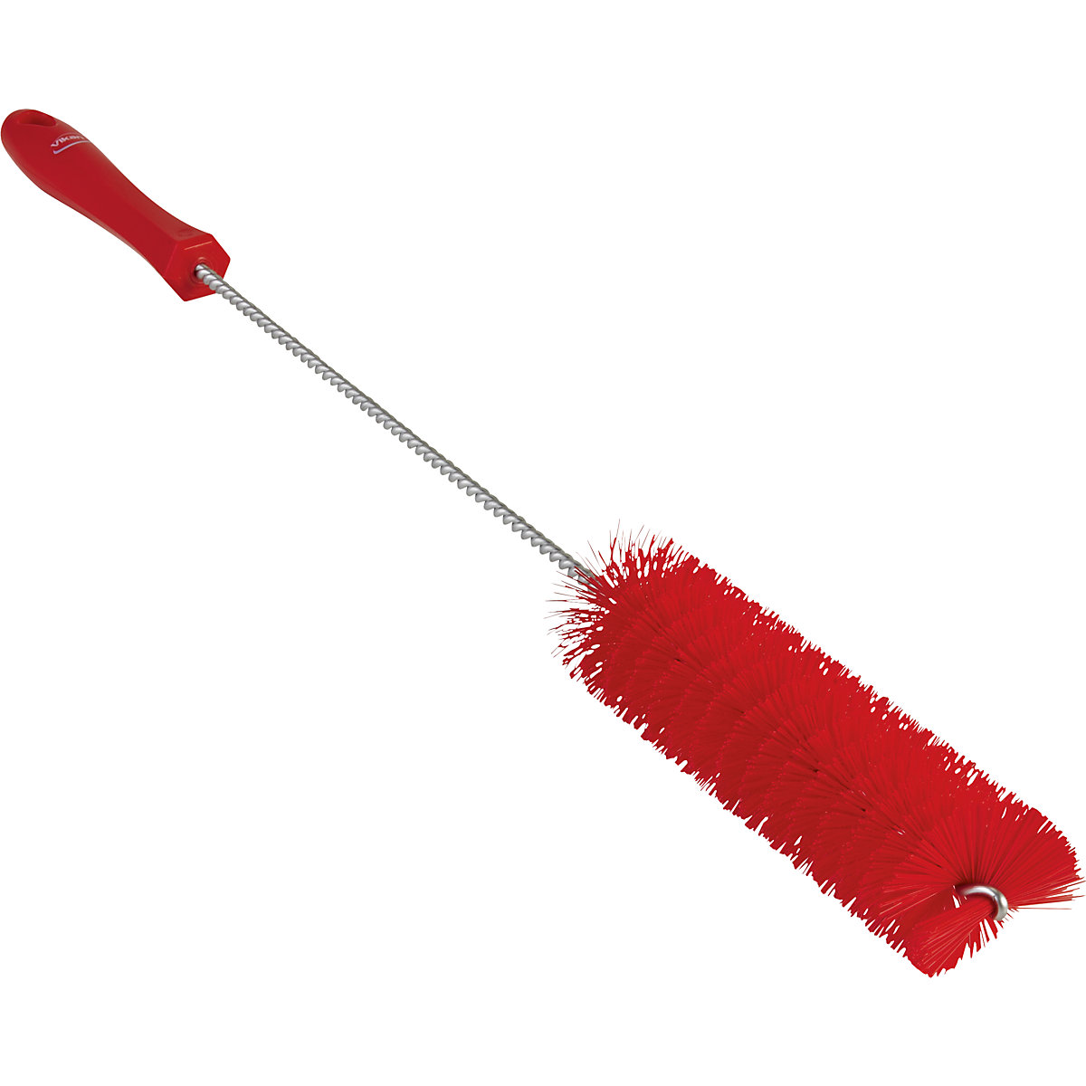 Vikan – Pipe brush with handle, hard, Ø 40 mm, pack of 15, red