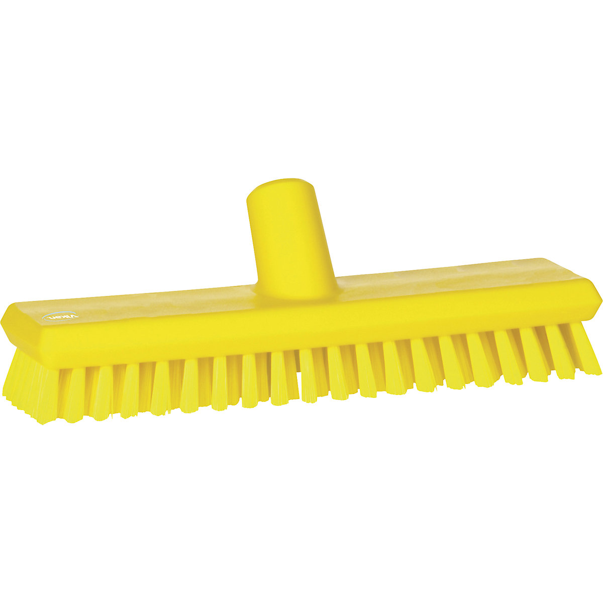 Vikan – Scrubber with water channel, extra hard, pack of 10, yellow