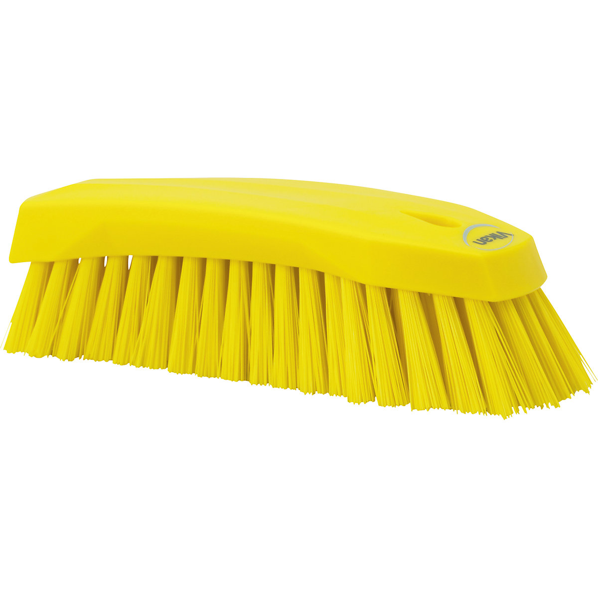 Vikan – Washing brush, L, hard, pack of 15, yellow