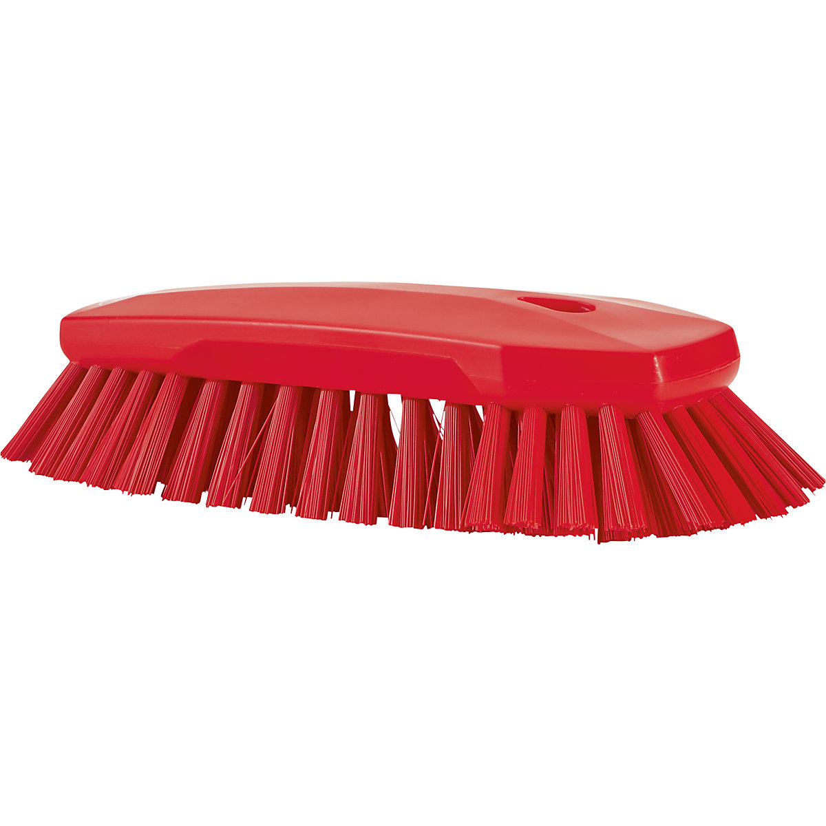Vikan – Washing brush, XL, extra hard, pack of 10, red