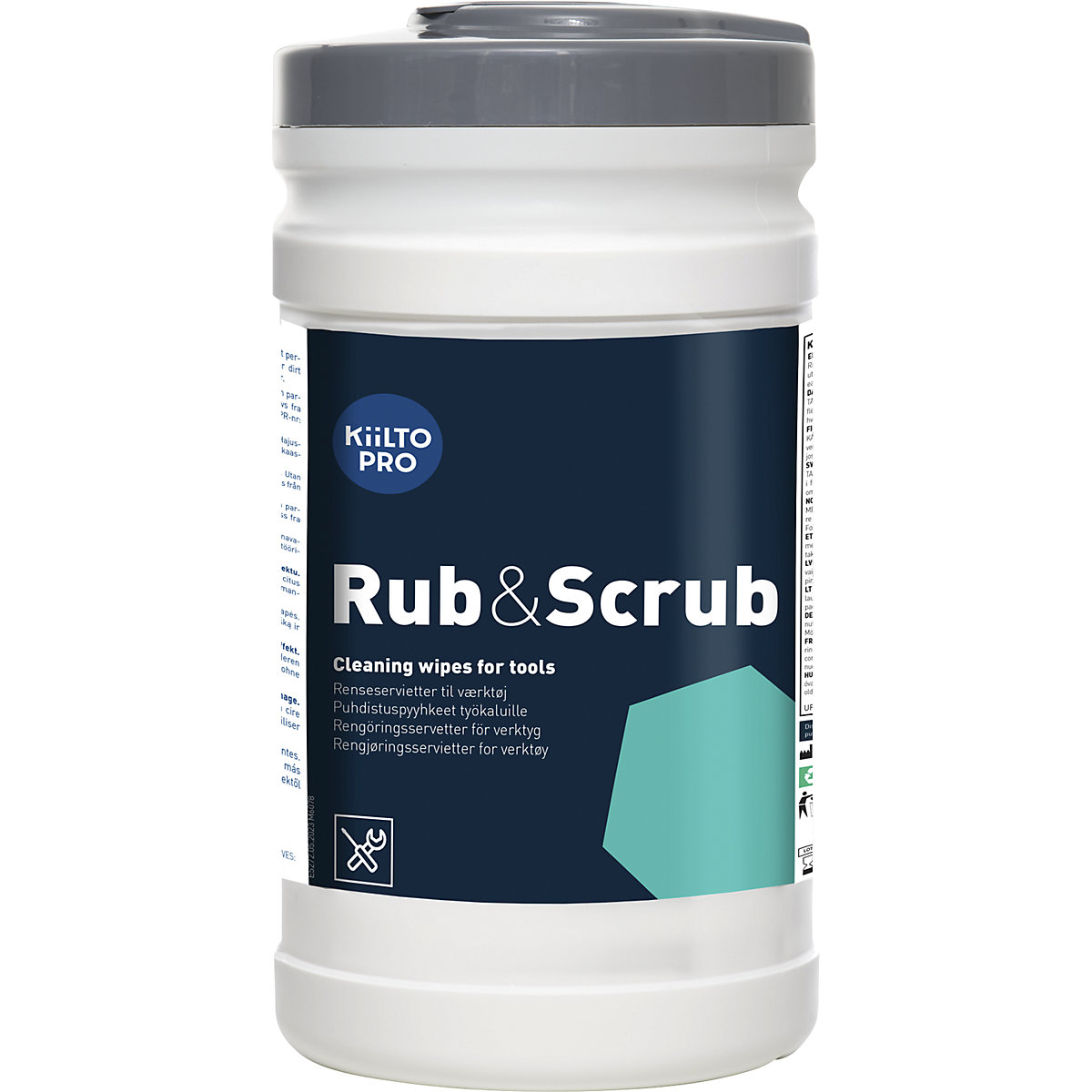 Rub + Scrub cleaning cloths, moist
