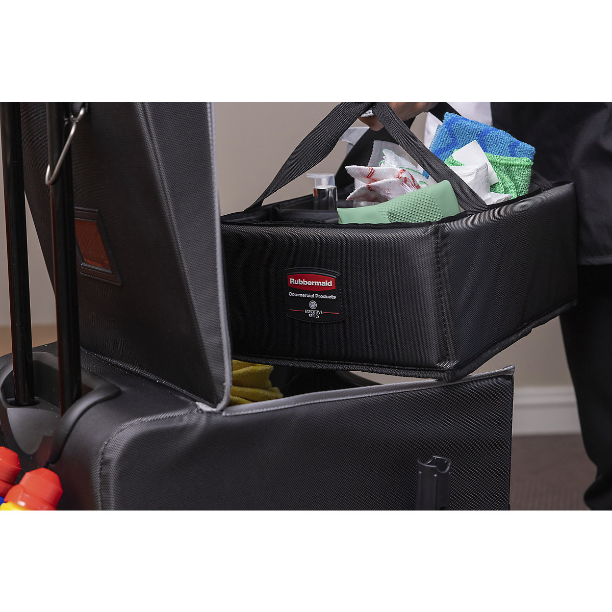 QUICK CART service trolley, mobile – Rubbermaid (Product illustration 36)-35