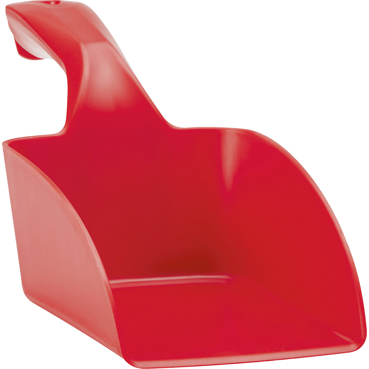 Hand shovel, suitable for foodstuffs – Vikan, capacity 1 l, pack of 12, red