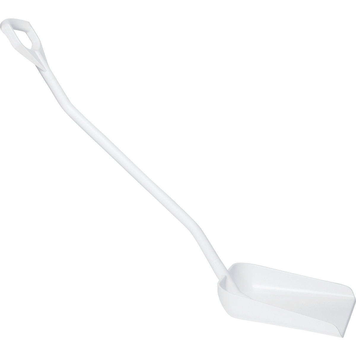Vikan – Shovel, ergonomic and suitable for foodstuffs, overall length 1310 mm, white