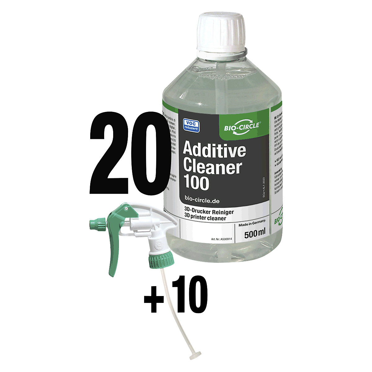 Additive Cleaner 100 adhesive and separating agent cleaner - Bio-Circle