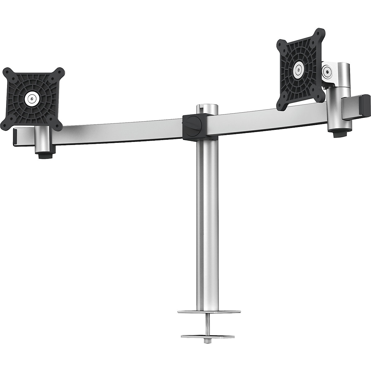 DURABLE – Monitor holder for 2 monitors, HxWxD 445 x 780 x 190 mm, through-desk mounting