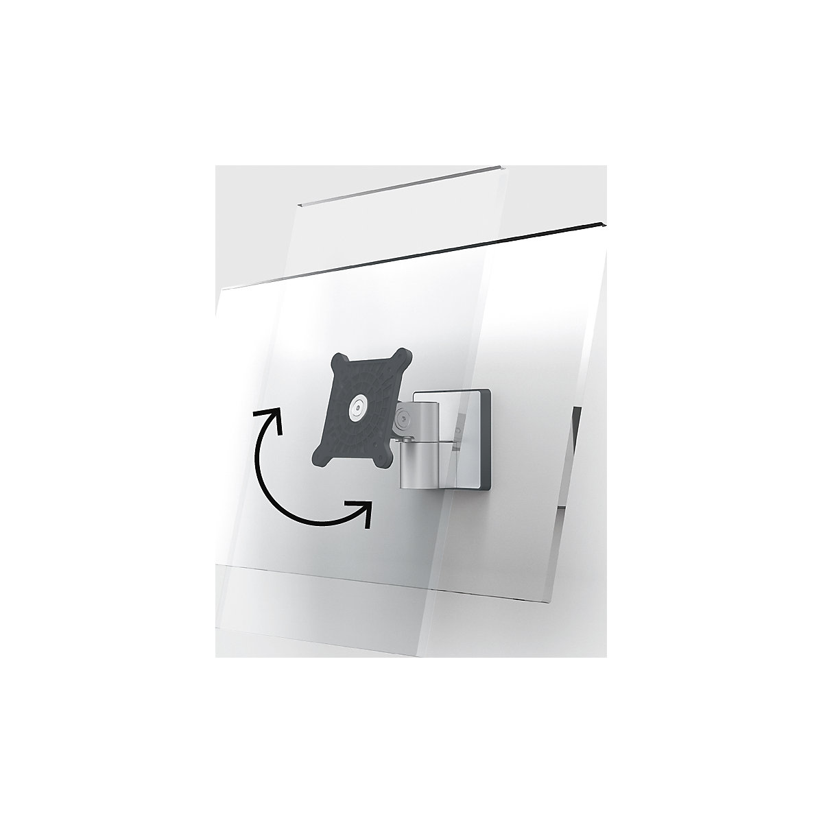 Monitor wall mounting bracket for 1 monitor – DURABLE (Product illustration 2)-1