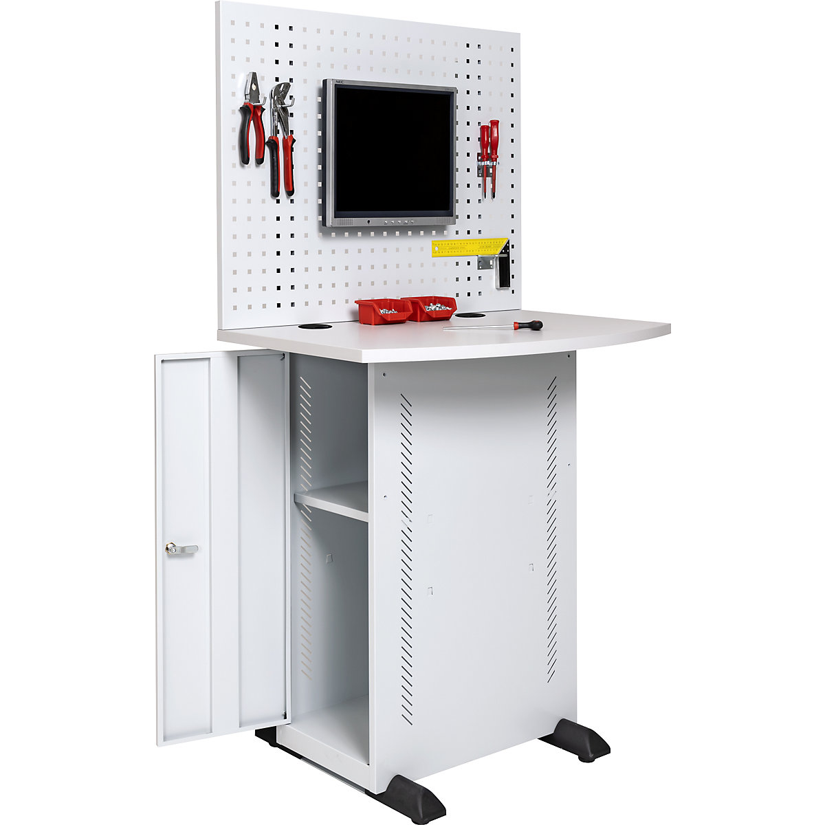 Computer cupboard – eurokraft basic (Product illustration 6)-5