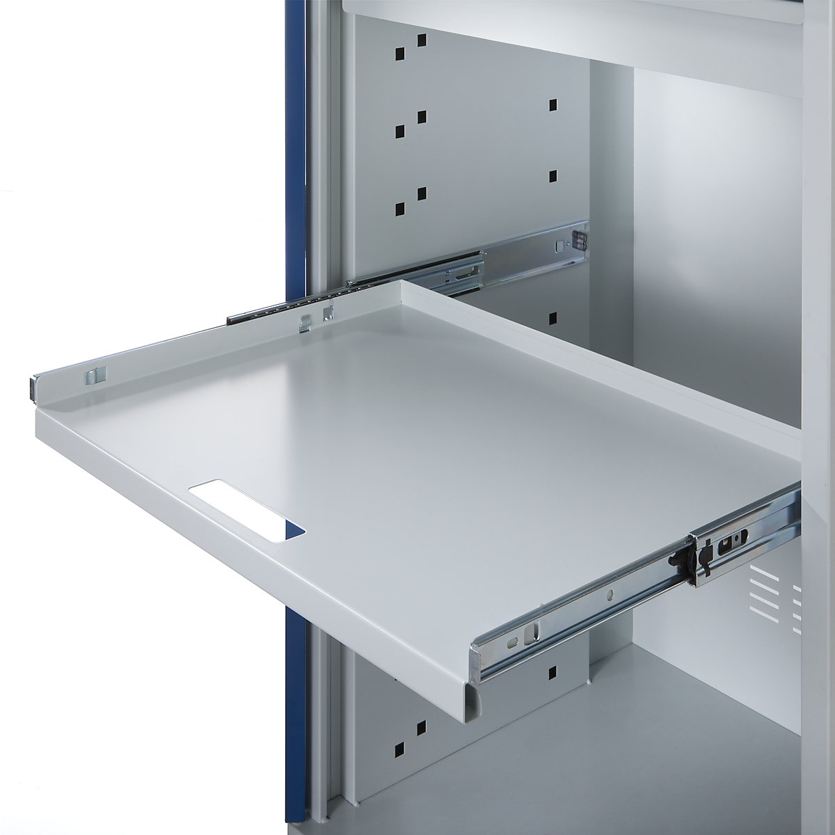 Computer workstation, sheet steel – eurokraft pro (Product illustration 4)-3